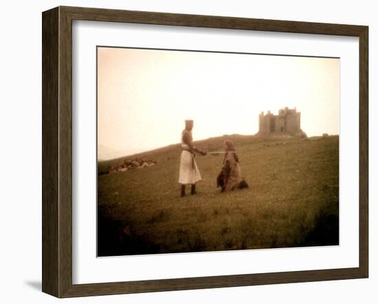 Monty Python and the Holy Grail, Graham Chapman, Michael Palin, 1975-null-Framed Photo