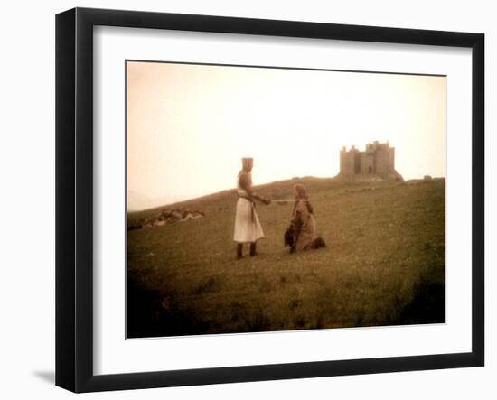 Monty Python and the Holy Grail, Graham Chapman, Michael Palin, 1975-null-Framed Photo