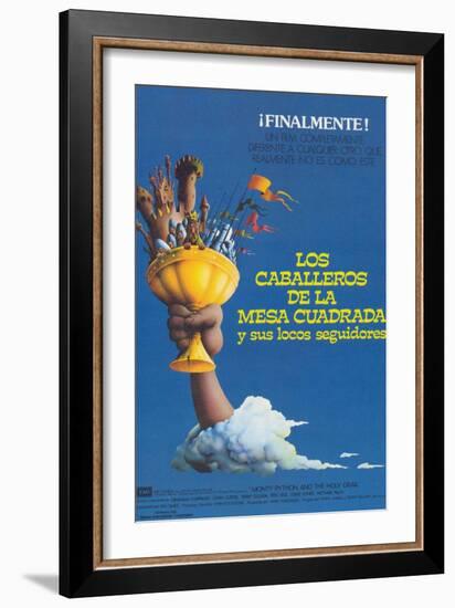 Monty Python and the Holy Grail, (Los Caballeros De La Mesa Cuadrada Y Sus Locos Seguidores), 1975-null-Framed Art Print