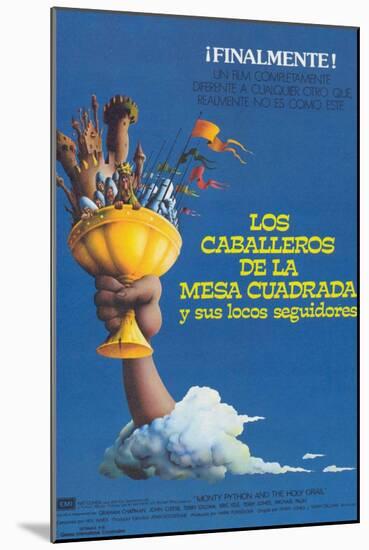 Monty Python and the Holy Grail, (Los Caballeros De La Mesa Cuadrada Y Sus Locos Seguidores), 1975-null-Mounted Art Print