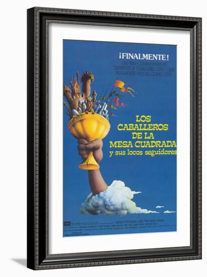 Monty Python and the Holy Grail, (Los Caballeros De La Mesa Cuadrada Y Sus Locos Seguidores), 1975-null-Framed Art Print