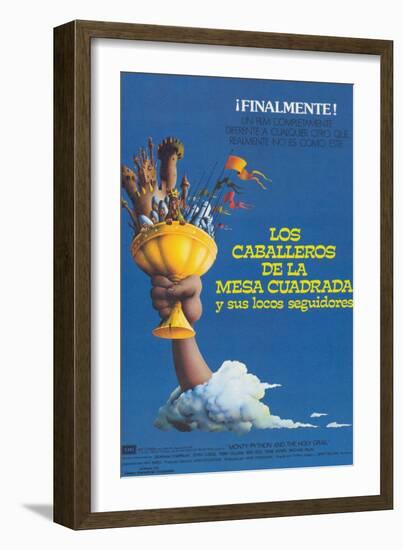 Monty Python and the Holy Grail, (Los Caballeros De La Mesa Cuadrada Y Sus Locos Seguidores), 1975-null-Framed Premium Giclee Print