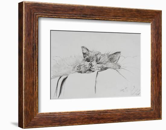 Monty, Sleepy Boy-Vincent Alexander Booth-Framed Photographic Print