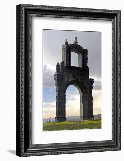 Monument at Mirador Killi Killi in La Paz, Bolivia-Kymri Wilt-Framed Photographic Print