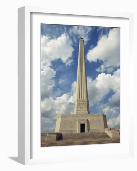 Monument at San Jacinto Battleground State Historic Park, Deer Park, in Houston, Texas, USA-Robert Francis-Framed Photographic Print