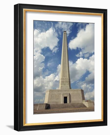 Monument at San Jacinto Battleground State Historic Park, Deer Park, in Houston, Texas, USA-Robert Francis-Framed Photographic Print