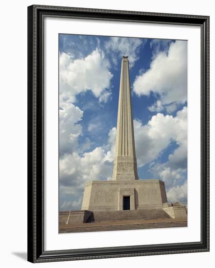 Monument at San Jacinto Battleground State Historic Park, Deer Park, in Houston, Texas, USA-Robert Francis-Framed Photographic Print