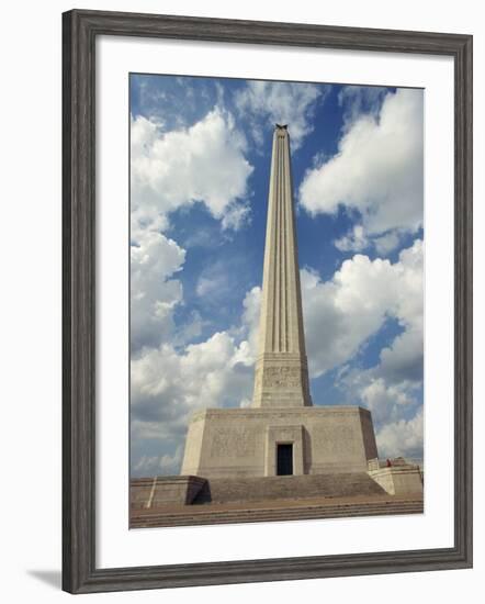 Monument at San Jacinto Battleground State Historic Park, Deer Park, in Houston, Texas, USA-Robert Francis-Framed Photographic Print