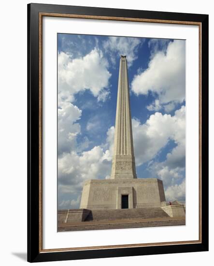 Monument at San Jacinto Battleground State Historic Park, Deer Park, in Houston, Texas, USA-Robert Francis-Framed Photographic Print