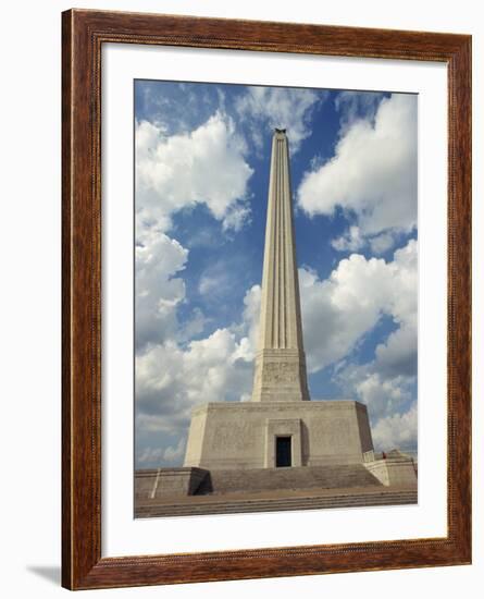 Monument at San Jacinto Battleground State Historic Park, Deer Park, in Houston, Texas, USA-Robert Francis-Framed Photographic Print