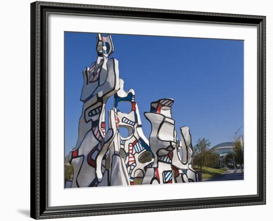 Monument Au Fantome Outdoor Sculpture, Houston, Texas, United States of America, North America-Michael DeFreitas-Framed Photographic Print