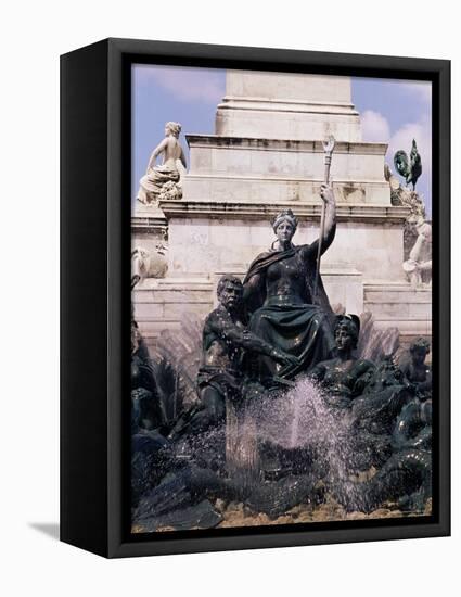 Monument Aux Girondins, Bordeaux, Gironde, Aquitaine, France-David Hughes-Framed Premier Image Canvas