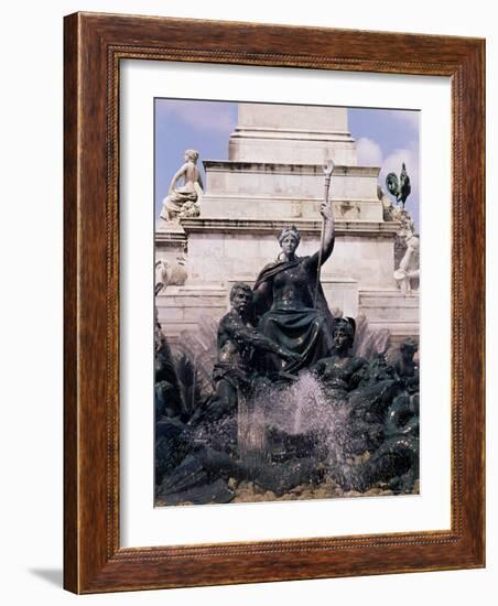 Monument Aux Girondins, Bordeaux, Gironde, Aquitaine, France-David Hughes-Framed Photographic Print