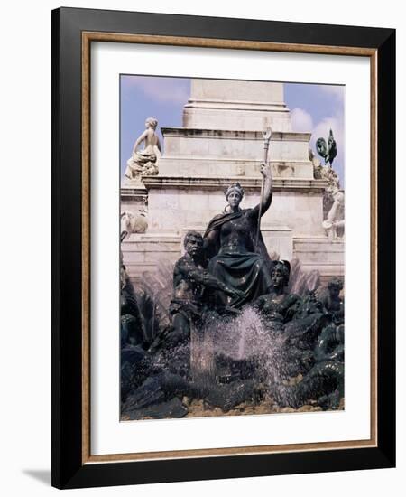 Monument Aux Girondins, Bordeaux, Gironde, Aquitaine, France-David Hughes-Framed Photographic Print