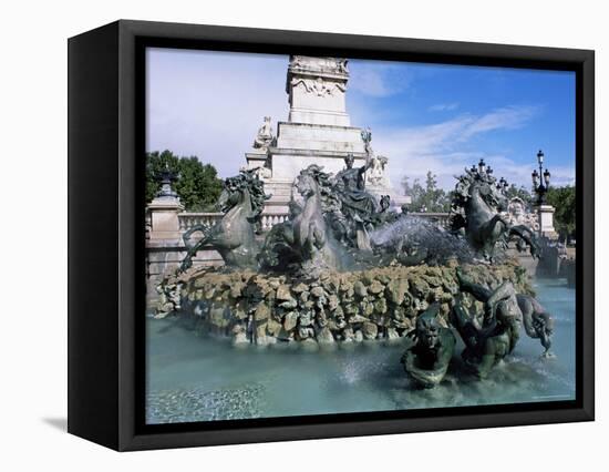 Monument Aux Girondins, Bordeaux, Gironde, Aquitaine, France-J Lightfoot-Framed Premier Image Canvas