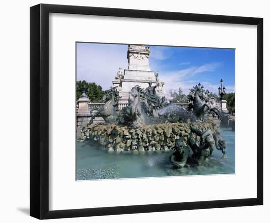 Monument Aux Girondins, Bordeaux, Gironde, Aquitaine, France-J Lightfoot-Framed Photographic Print