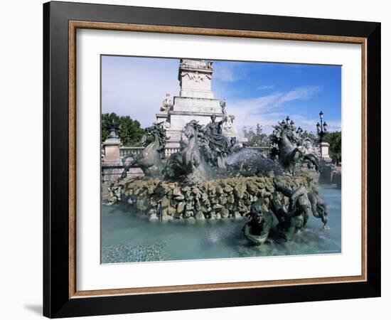 Monument Aux Girondins, Bordeaux, Gironde, Aquitaine, France-J Lightfoot-Framed Photographic Print