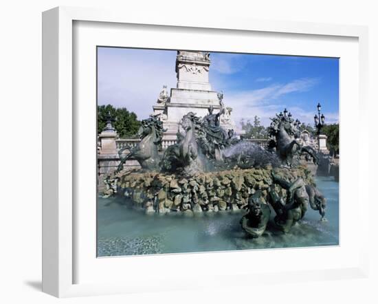 Monument Aux Girondins, Bordeaux, Gironde, Aquitaine, France-J Lightfoot-Framed Photographic Print