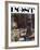 "Monument Circle," Saturday Evening Post Cover, October 28, 1961-John Falter-Framed Giclee Print