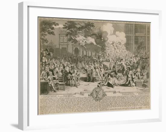 Monument Consecrated to Posterity in Memory of the Unbelievable Folly of the 20th Year of the…-null-Framed Giclee Print