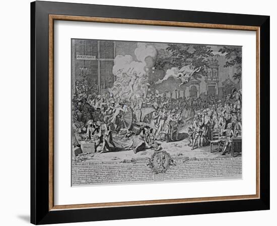 Monument Deicated to Posterity, 1720-Bernard Picart-Framed Giclee Print