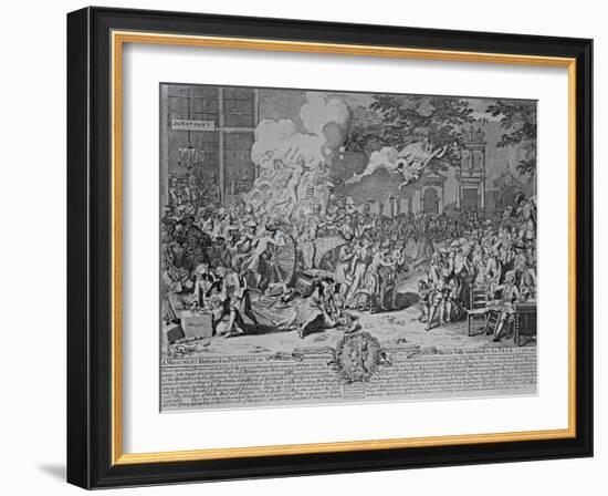 Monument Deicated to Posterity, 1720-Bernard Picart-Framed Giclee Print