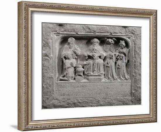 Monument funéraire d'Enguerrand de Wisquette-null-Framed Giclee Print