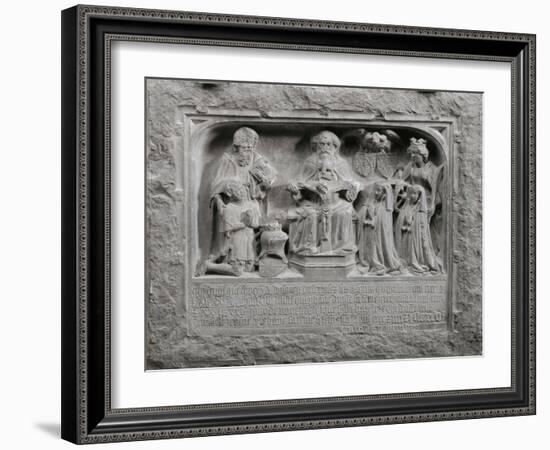 Monument funéraire d'Enguerrand de Wisquette-null-Framed Giclee Print