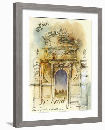 Monument II-Fressinier-Framed Giclee Print