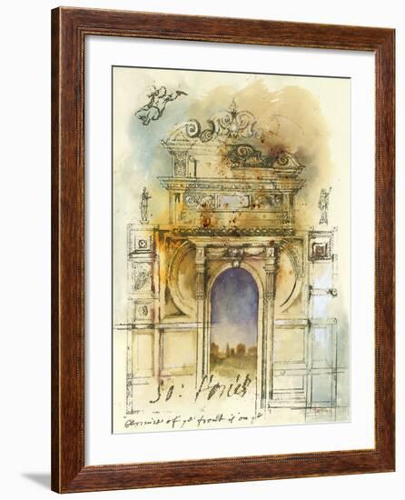 Monument II-Fressinier-Framed Giclee Print