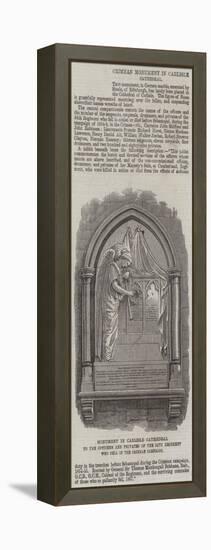 Monument in Carlisle Cathedral to the Officers and Privates of the 34th Regiment Who Fell in the Cr-null-Framed Premier Image Canvas