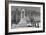 Monument in Cemetery-Ansel Adams-Framed Art Print