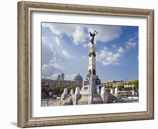 Monument in Parque Libertad, San Salvador, El Salvador, Central America-Christian Kober-Framed Photographic Print