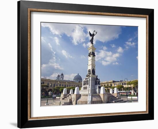 Monument in Parque Libertad, San Salvador, El Salvador, Central America-Christian Kober-Framed Photographic Print