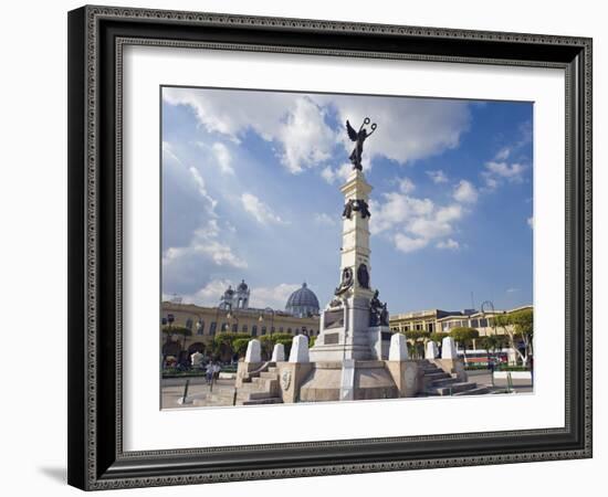 Monument in Parque Libertad, San Salvador, El Salvador, Central America-Christian Kober-Framed Photographic Print