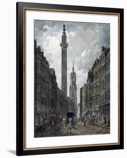 Monument, London, 1795-Thomas Malton II-Framed Giclee Print