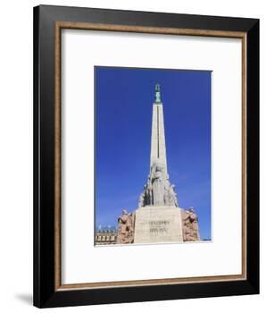 Monument of Freedom, Riga, Latvia-Keren Su-Framed Photographic Print