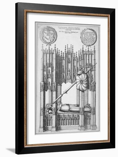 Monument of John of Gaunt and Constance of Castile, Old St Paul's Cathedral, City of London, 1656-Wenceslaus Hollar-Framed Giclee Print