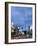 Monument of Light, and Jim Larkin Statue in the Evening, Dublin, Republic of Ireland-Martin Child-Framed Photographic Print