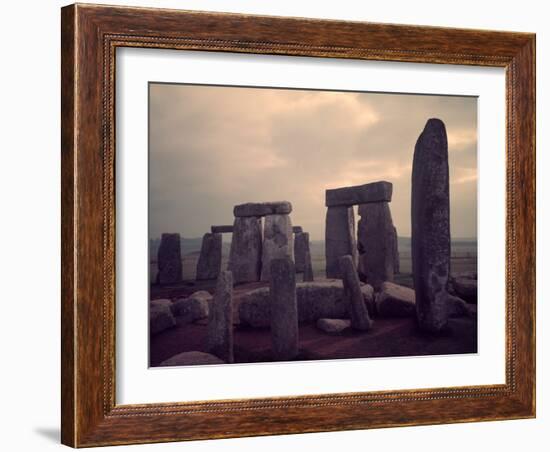 Monument of Stonehenge-Dmitri Kessel-Framed Photographic Print