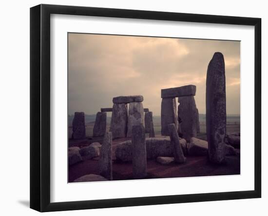 Monument of Stonehenge-Dmitri Kessel-Framed Photographic Print