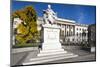 Monument of Wilhelm von Humboldt in front of Humboldt University, Unter den Linden, Berlin, Germany-null-Mounted Art Print