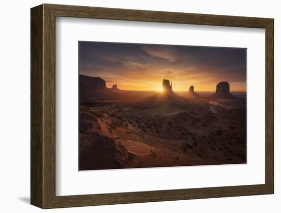 Monument Sunrise.-Juan Pablo de-Framed Photographic Print