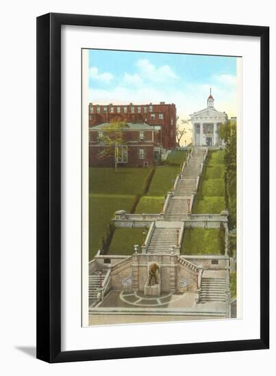 Monument Terrace, Lynchburg, Virginia-null-Framed Art Print