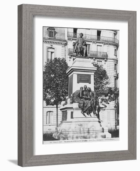 Monument to Alexandre Dumas Pere, 1883-Gustave Doré-Framed Giclee Print