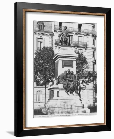 Monument to Alexandre Dumas Pere, 1883-Gustave Doré-Framed Giclee Print