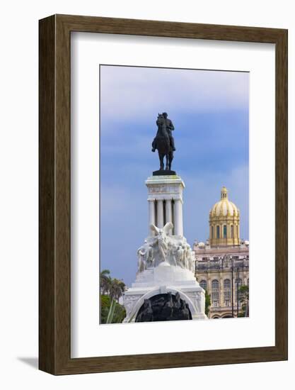 Monument to Antonio Maceo, Capitol Building, Havana, Cuba-Keren Su-Framed Photographic Print