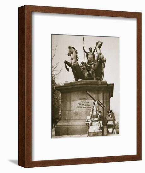 Monument to Boadicea, Westminster Bridge, London, c1926-1927-Unknown-Framed Photographic Print