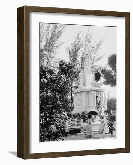 Monument to Cuban Students, Colon Cemetery, Havana, Cuba-null-Framed Photo