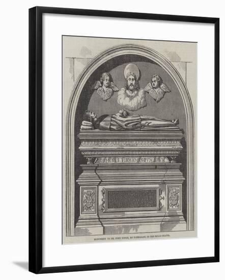 Monument to Dr John Yonge, in the Rolls Chapel-null-Framed Giclee Print